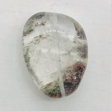 Load image into Gallery viewer, Lodalite Quartz Oval Pendant Figurine Bead | Clear Included|1 Bead| 32x23x14 mm|