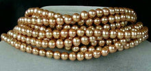 Load image into Gallery viewer, 8 Glamorous Golden Champagne 7.5x7mm FW Pearls 004482 - PremiumBead Alternate Image 2
