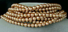 Load image into Gallery viewer, 8 Glamorous Golden Champagne 7.5x7mm FW Pearls 004482 - PremiumBead Alternate Image 2