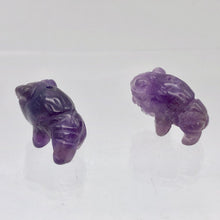 Load image into Gallery viewer, Prosperity Amethyst Hand Carved Bison / Buffalo Figurine | 21x11x8mm | Purple - PremiumBead Alternate Image 12