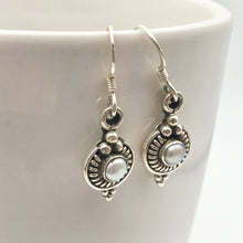 Load image into Gallery viewer, Antique Design Bali Pearl Solid Sterling Silver Earrings 4154 - PremiumBead Alternate Image 3