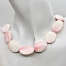 Load image into Gallery viewer, Conch Shell Oval Strand | 25x18x6mm | Pink White | 16 Bead(s)
