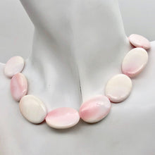 Load image into Gallery viewer, Conch Shell Oval Strand | 25x18x6mm | Pink White | 16 Bead(s)