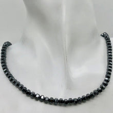 Load image into Gallery viewer, Metallic Hematite 4x4x4mm Faceted 18 Sided Mirror Bead 16 inch Strand| 97 Beads|