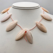 Load image into Gallery viewer, Pink Peruvian Opal Marquis Briolette 12 Bead Strand 10815C - PremiumBead Alternate Image 2