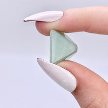 Load image into Gallery viewer, Shine 2 Hand Carved Aventurine Pyramid Beads, 17x17x11mm, Green 9289AV | 17x17x11mm | Green - PremiumBead Alternate Image 8