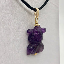 Load image into Gallery viewer, Amethyst Goldfish Pendant Necklace | Semi Precious Stone Jewelry | 14k Pendant - PremiumBead Alternate Image 10