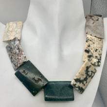 Load image into Gallery viewer, Ocean Jasper 36x24x4mm Amazing Rectangular Bead Strand - PremiumBead Alternate Image 4