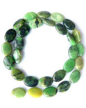 Load image into Gallery viewer, Shockingly Rare Chrysoprase Oval Bead Strand 108453 - PremiumBead Primary Image 1