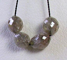 Load image into Gallery viewer, 4 Natural Platinum Silver Diamond 2.75cts Beads 9314X - PremiumBead Alternate Image 2