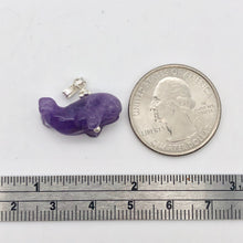 Load image into Gallery viewer, Purple Amethyst Whale and Sterling Silver Pendant | 7/8" Long | 509281AMS - PremiumBead Alternate Image 5