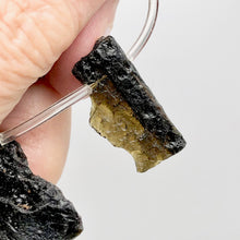 Load image into Gallery viewer, Tektite Natural Pendant Bead Strand | 39x19x9 to 22x12x7mm | 16 Beads |