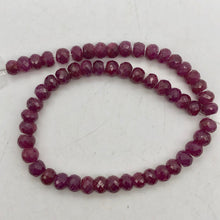 Load image into Gallery viewer, 5 Natural Ruby 5.5to5x4.5to3.5mm Faceted Roundel Beads | Red | 6 cts | - PremiumBead Alternate Image 5