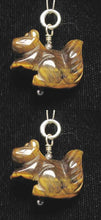 Load image into Gallery viewer, Nuts! Tiger'S Eye Squirrel Sterling Silver Pendant 509279TES - PremiumBead Alternate Image 8