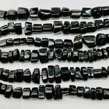 Load image into Gallery viewer, Tourmaline Graduated Cube like Strand| 12x12x15 to 6x6x5mm| Black| 70 - 75 Beads