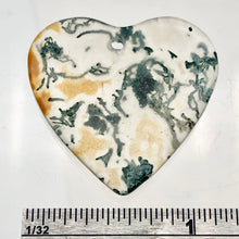 Load image into Gallery viewer, Limbcast Agate Heart Bead | 29x30x2mm | Yellow/Green/Clear | Heart | 1 Bead | - PremiumBead Alternate Image 8