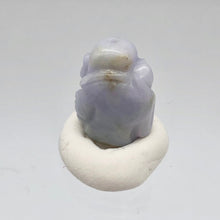 Load image into Gallery viewer, 25cts Hand Carved Buddha Lavender Jade Pendant Bead | 21x14x9mm | Lavender - PremiumBead Alternate Image 6