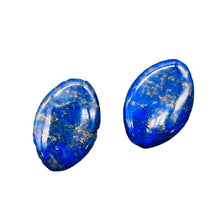 Load image into Gallery viewer, 2 Exquisite 15x10mm Oval Natural Lapis Beads 009395