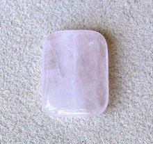 Load image into Gallery viewer, Pretty in Pink Rose Quartz 30x22mm Rectangle Pendant Bead 7545 - PremiumBead Primary Image 1