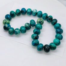 Load image into Gallery viewer, Premium! Chrysocolla 17x14mm Roundel Bead Strand 109651