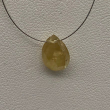 Load image into Gallery viewer, 1 Peach Sapphire Faceted 10x7mm Briolette Bead 6924 - PremiumBead Alternate Image 3