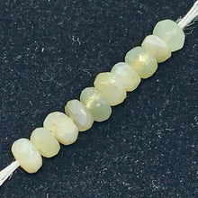 Load image into Gallery viewer, Alexandrite Cats Eye Faceted Rondell Parcel | 3 mm | Green | 10 Beads |