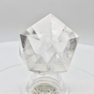 Quartz Crystal Icosahedron Sacred Geometry Crystal |Healing Stone|41mm or 1.6"| - PremiumBead Alternate Image 4