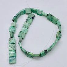 Load image into Gallery viewer, Mojito Natural Green Turquoise Square Coin Bead Strand 107412G