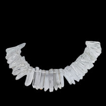 Load image into Gallery viewer, Quartz Polished Points Strand | 28x5 to 10x4mm | Clear | 72g | 90 Beads |