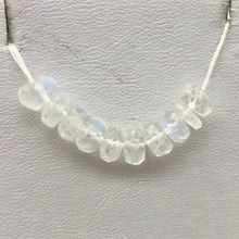 Load image into Gallery viewer, 10 Faceted Rainbow Moonstone Roundel 6mm Beads - PremiumBead Primary Image 1