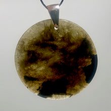 Load image into Gallery viewer, Aurora Borealis! Labradorite Sterling Silver Pendant| 2" Long | Green/Black |