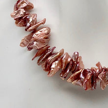 Load image into Gallery viewer, Ballerina Pink Keishi FW Pearl Strand | 9x5x2mm | Rose | Keishi | 80+ pearls | - PremiumBead Alternate Image 2