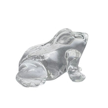 Load image into Gallery viewer, Quartz Frog Frog | 40x38x30mm | Clear | 1 Figurine |