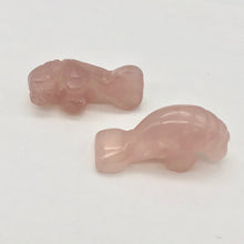 Load image into Gallery viewer, Grace Carved Icy Rose Quartz Manatee Figurine | 21x11x9mm | Pink - PremiumBead Alternate Image 7