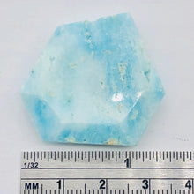 Load image into Gallery viewer, 63cts Druzy Natural Hemimorphite Pendant Bead | Blue | 30x30x8mm | 1 Bead |