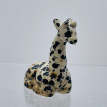 Load image into Gallery viewer, Dalmation Stone Giraffe Giraffe | 49x28x20mm | White Black | 1 Figurine