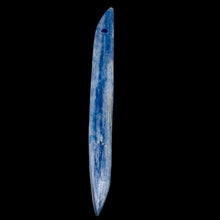 Load image into Gallery viewer, Kyanite 5.28g Spear Pendant Bead | 79x8x3mm | Blue Silver | 1 Bead |