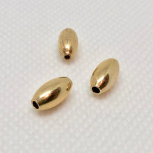 Load image into Gallery viewer, One (1) Designer 14K Gf Smooth 9x5mm Oval Bead - PremiumBead Alternate Image 2