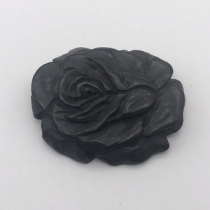 Flora Curved Carved Bone Rose Flower Pendant Bead 10627 - PremiumBead Alternate Image 3