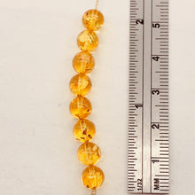 Load image into Gallery viewer, Amber Round Beads | 6 1/2 mm | Yellow | 8 Beads |