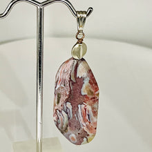 Load image into Gallery viewer, Ocean Jasper Sterling Silver Long | 2 3/4" Long | Purple/White | 1 Pendant |