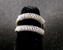 Load image into Gallery viewer, Exotic!! Double 925 Solid Sterling Silver Size 5 Ring 5835 - PremiumBead Alternate Image 3