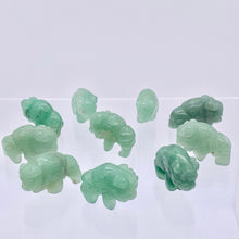 Load image into Gallery viewer, 2 Aventurine Hand Carved Bison / Buffalo Beads | 22x14.5x9mm | Green - PremiumBead Alternate Image 7