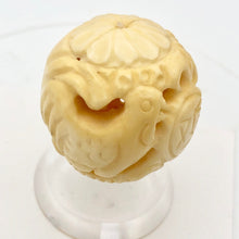 Load image into Gallery viewer, Chinese Zodiac Year of the Rooster Waterbuffalo Bone Bead | 30mm| Cream| 1 Bead| - PremiumBead Primary Image 1