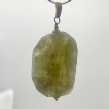 Load image into Gallery viewer, Kunzite Hiddenite 14K Gold Filled Crystal Pendant| 1 1/2" Long|Green | 1 Pendant