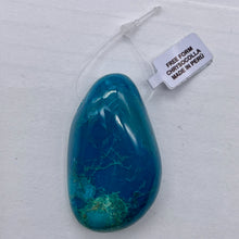 Load image into Gallery viewer, Chrysocolla Free Form Pendant Bead | 41x25x14 mm | Blue | 31g |1 Pendant Bead |