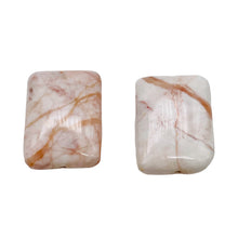 Load image into Gallery viewer, 2 Fire Jasper Rectangle Pendant Beads 008946