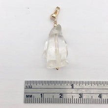 Load image into Gallery viewer, Quartz Penguin Pendant Necklace | Semi Precious Stone Jewelry | 14k Pendant