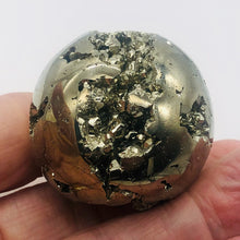 Load image into Gallery viewer, Pyrite Scry Crystal Round | Golden | 1 Sphere | 45mm | 169g |