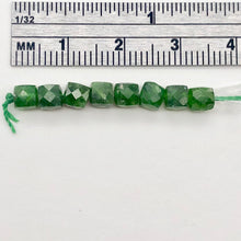 Load image into Gallery viewer, Chrome Diopside Cube Bead Strand | 4mm | Green | 95 Bead(s) |